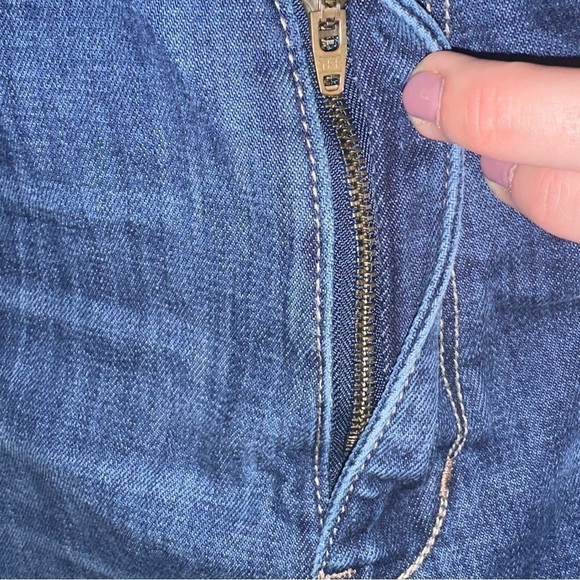 SAM EDELMAN The Mary Jane High Rise Straight Crop Stretch Jeans Size 30 - Picture 9 of 12